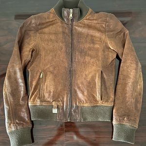 Dolce & Gabbana Leather Bomber Jacket